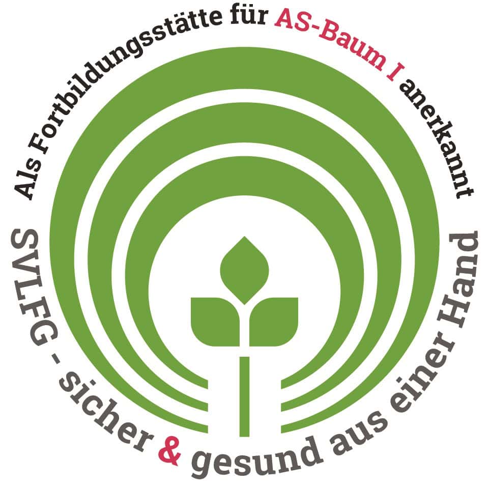 SVLFG AS Baum I anerkannte Fortbildungsstätte.